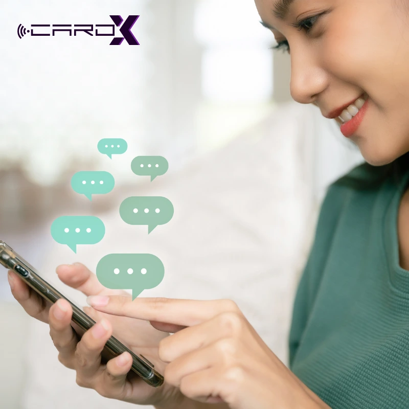 Perfil digital com botão de WhatsApp